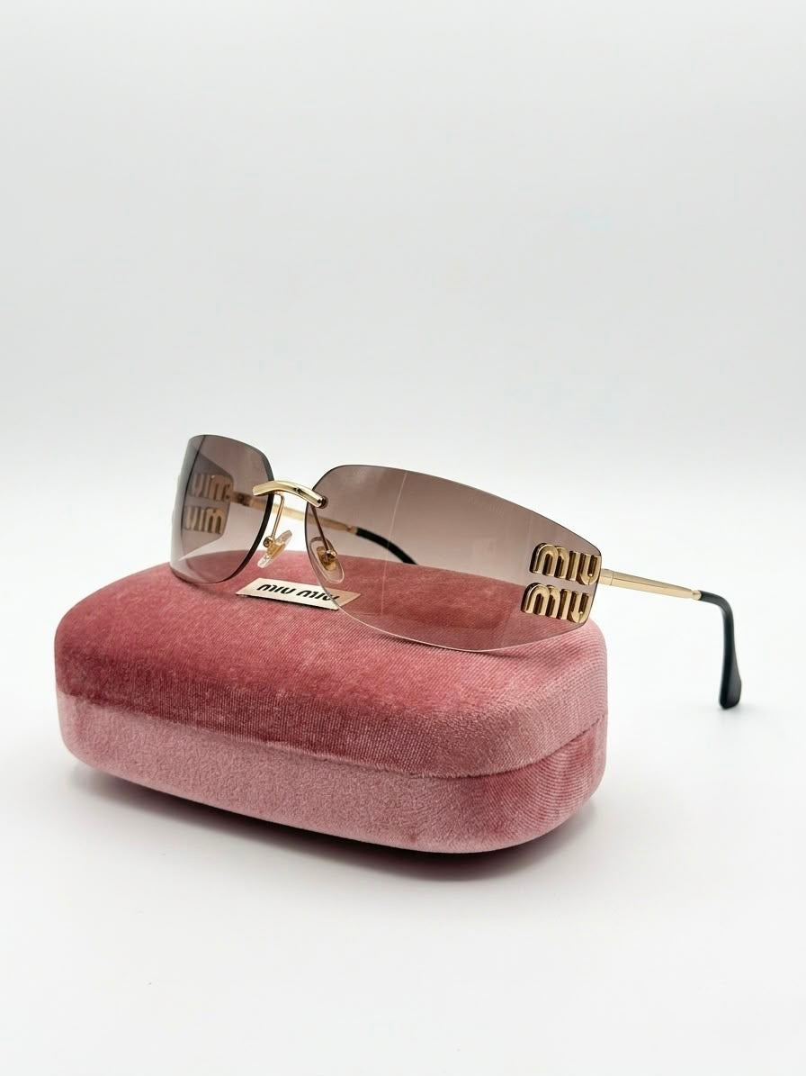 CRISTAL RIMLESS SUNGLASSES