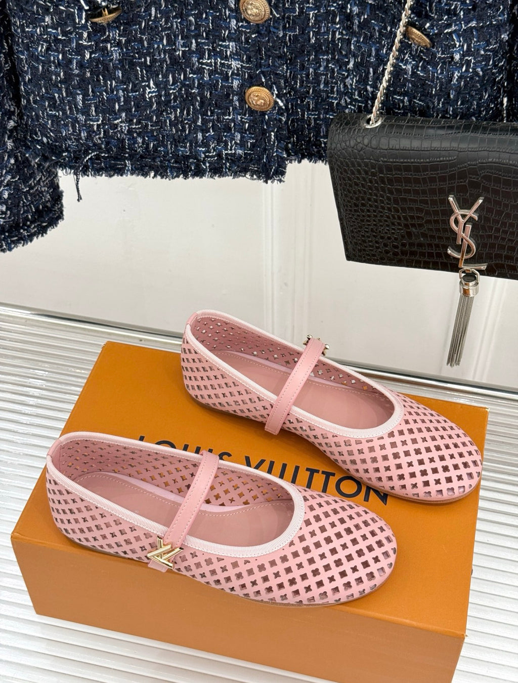 Blush Mary Jane Flats