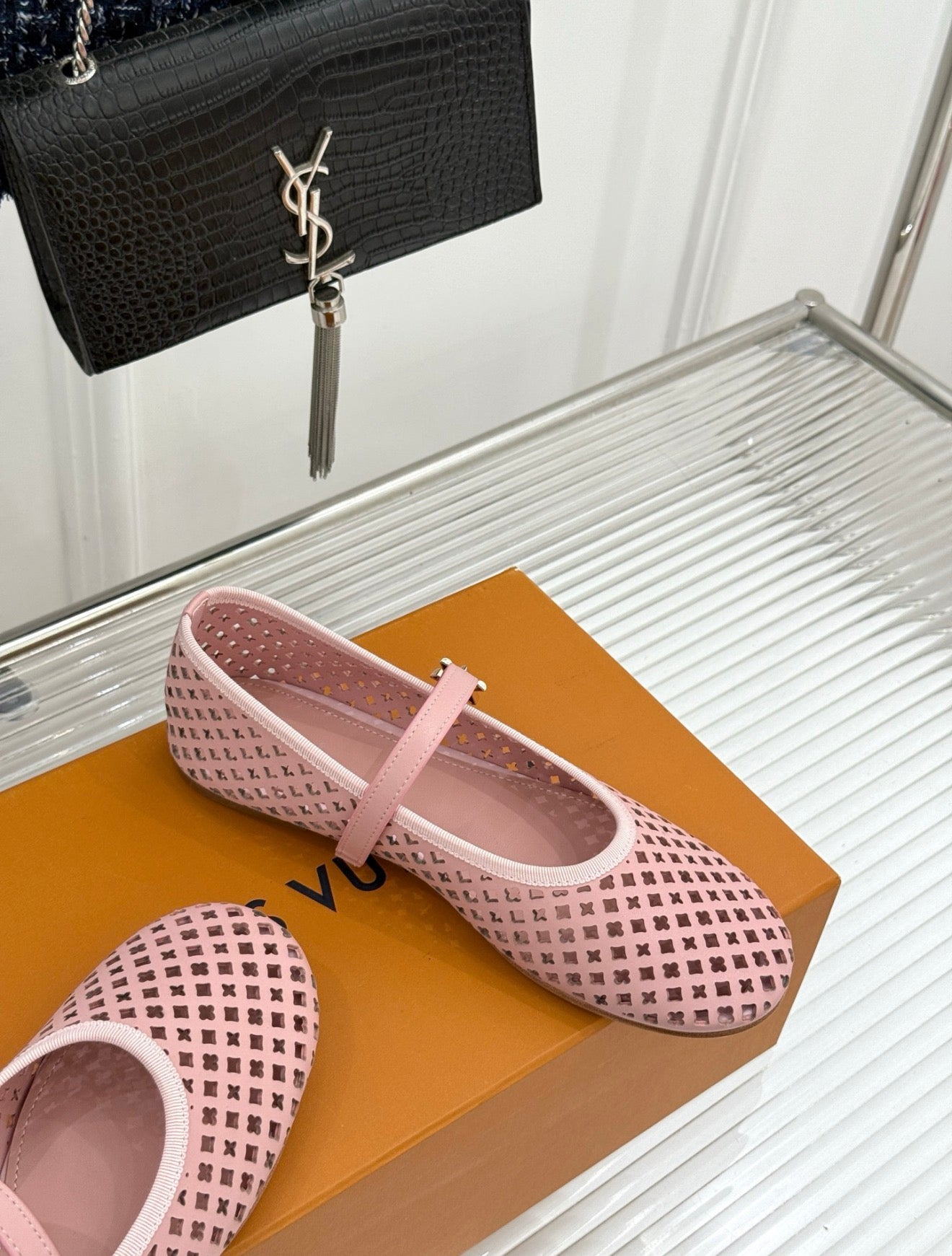 Blush Mary Jane Flats