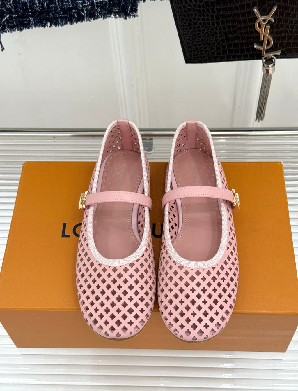 Blush Mary Jane Flats