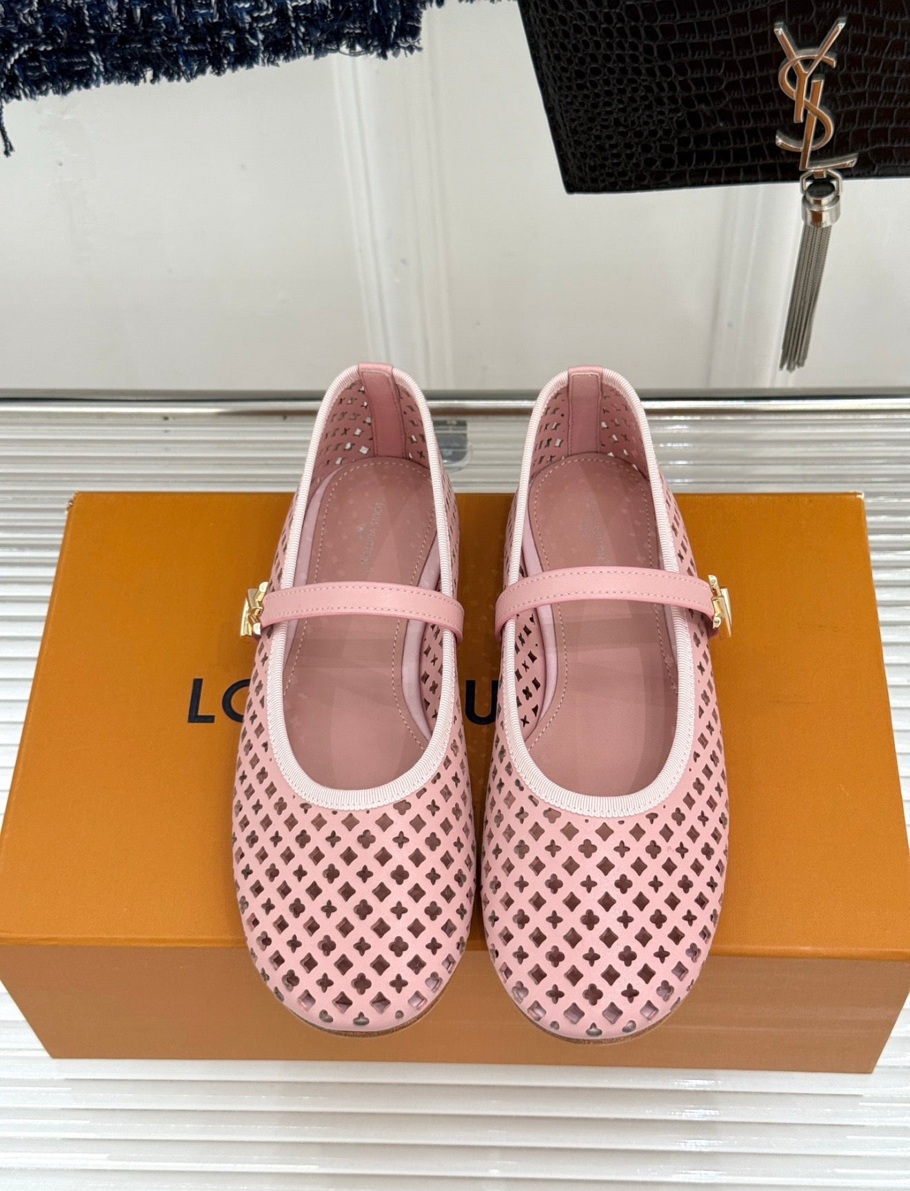 Blush Mary Jane Flats