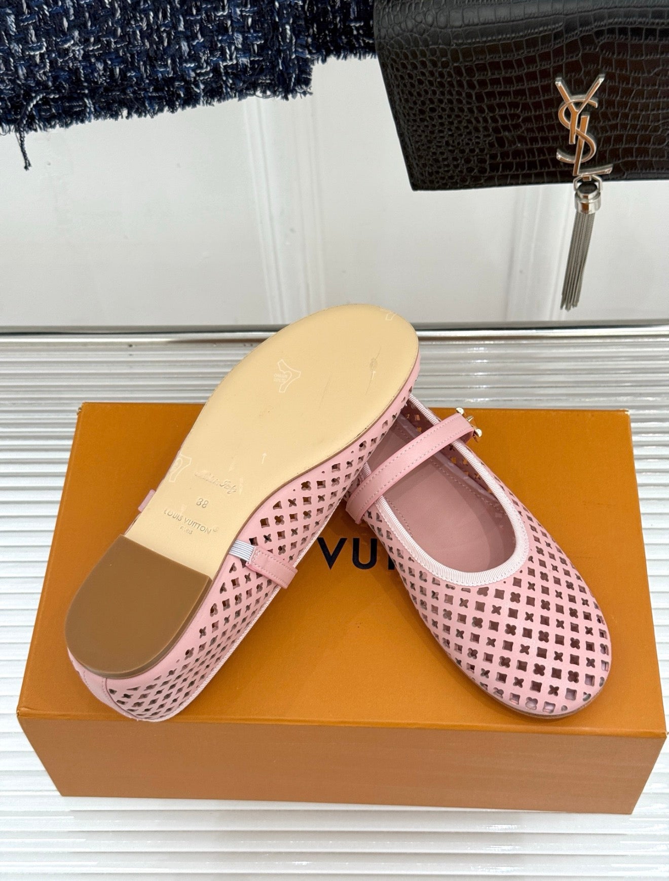 Blush Mary Jane Flats