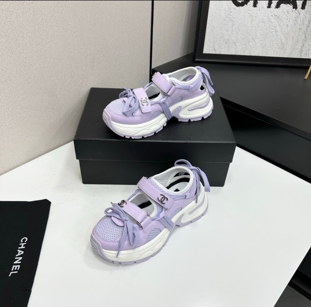 Chanel     Platform sandals
