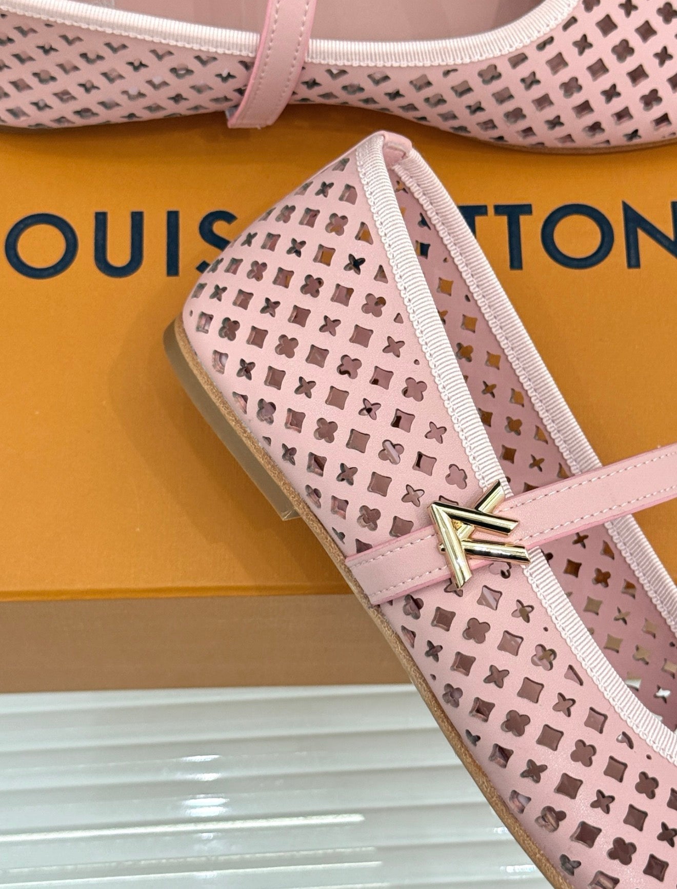 Blush Mary Jane Flats