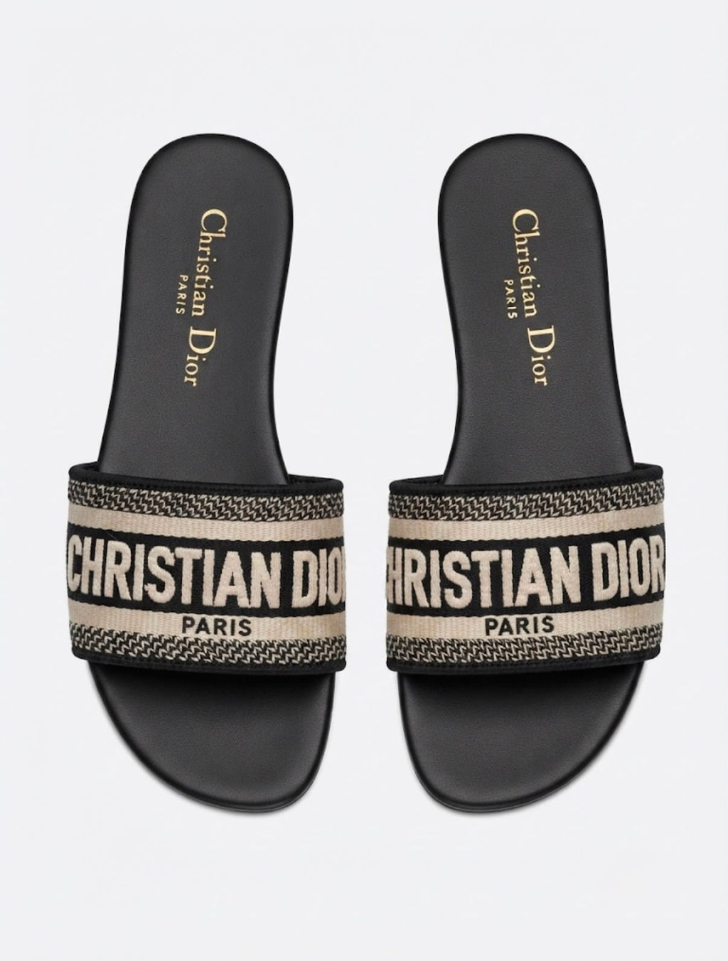 CHRISTIAN DIOR LOGO SLIDES