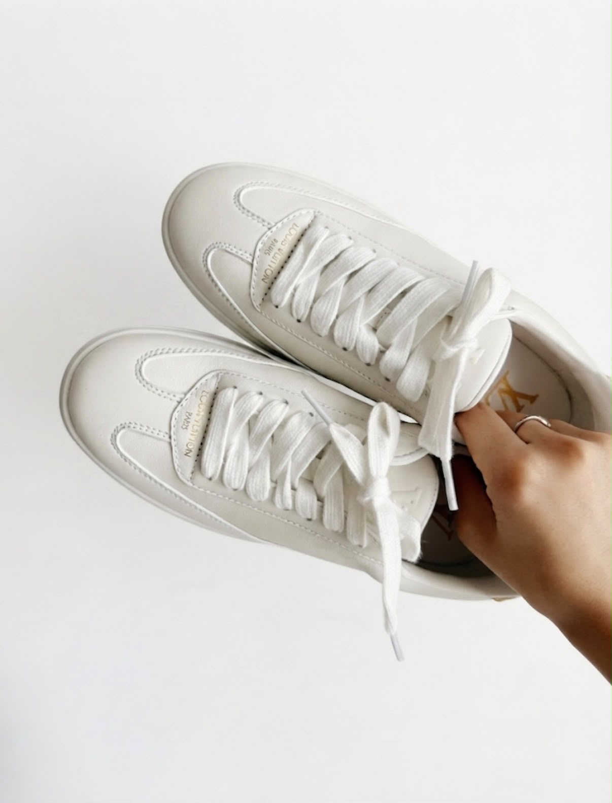 LUXE LV LEATHER SNEAKERS