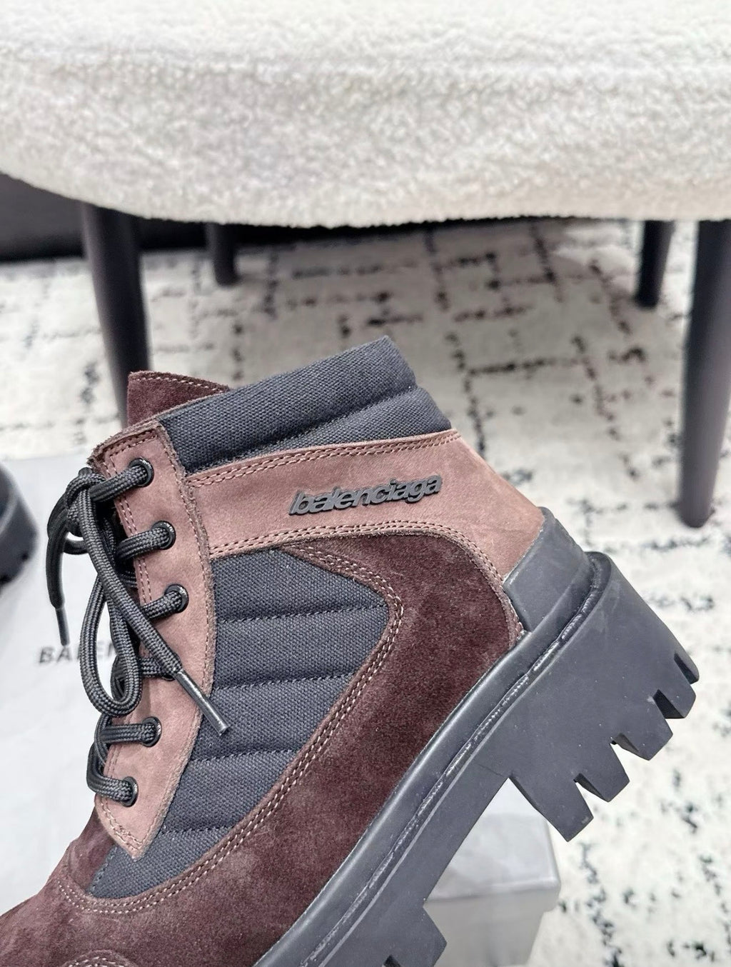 LUXE PLATFORM LACE-UP BOOTS